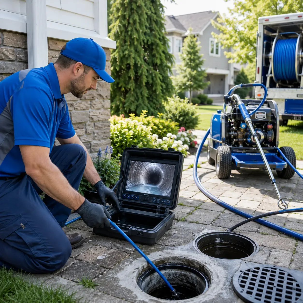 Outdoor drain cleaning professionals serving Fort Loramie, OH